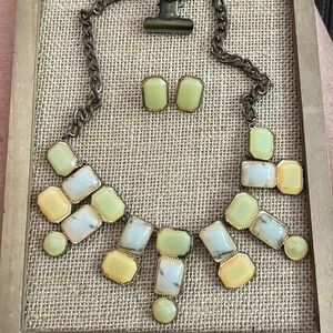 Vintage necklace and earrings